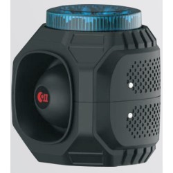 Girofar LED magnetic (239 km/h) cu sirena si difuzor inclus 110db - Albastru Girofar LED magnetic (239 km/h) cu sirena si difuzor inclus 110db - Albastru